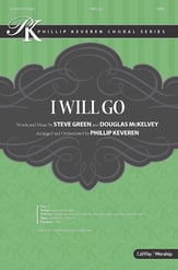 I Will Go SATB choral sheet music cover